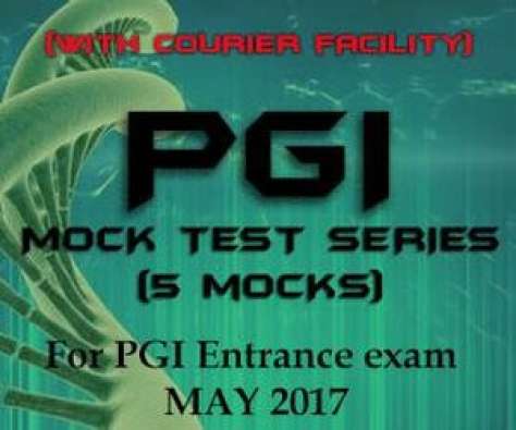 PGI Mock Test Series (5 Tests) with Courier Facility