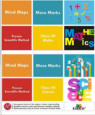 Mind Maps More Marks CBSE Class 7 Maths & Science : Easy to Learn