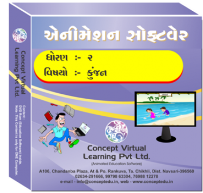 STD-2 kunjan with Activities. (Animated Education Software).