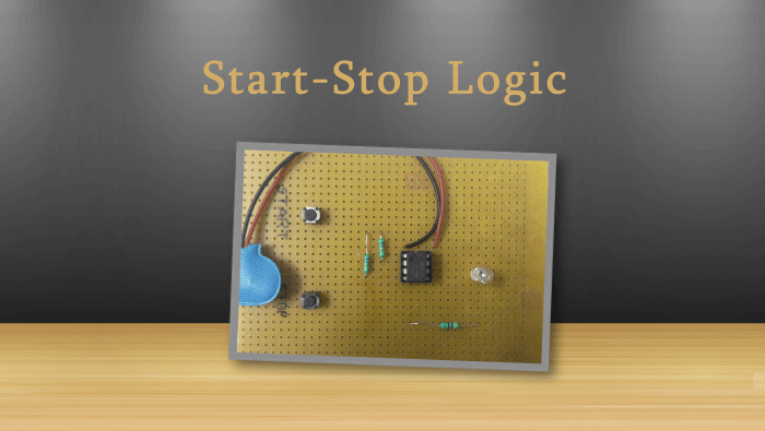 Start -Stop logic hand made on GPB (General Purpose Board)