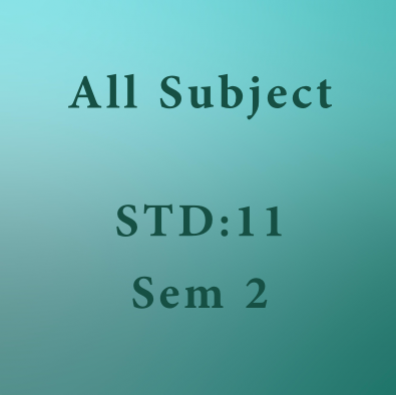 Std 11 Sem 2 All Subject  (E Net) Software 