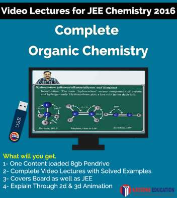 Organic Chemistry Video Lectures for JEE Mains and Advance (std 12, 1 year)