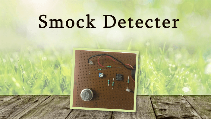 Smock ditector hand made on GPB (General Purpose Board)