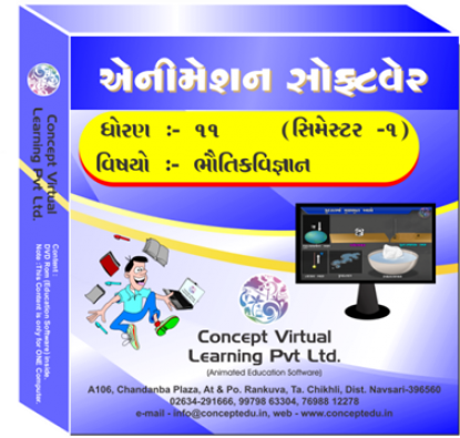 Physics Animated Education Software for STD-11 SEM-1