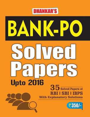 Dhankars Bank PO solved 35 solved papers 