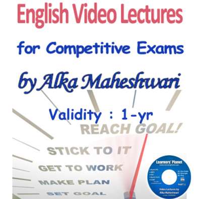 English Videos for Competitive Exam (12 months) Single user